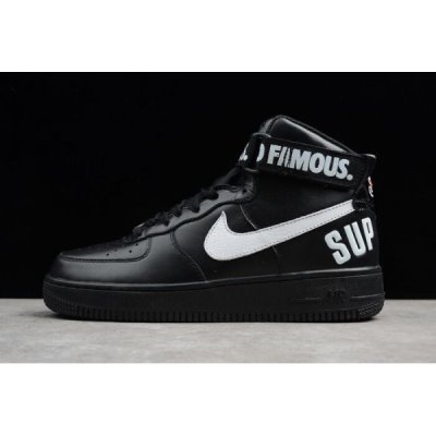 Nike Air Force 1 High Siyah Kaykay Ayakkabı Türkiye - UVUL9JU3